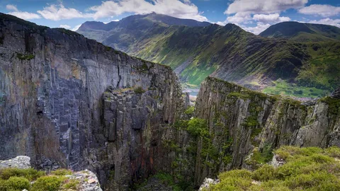 斯诺登山与兰贝里斯山口，英国史诺多尼亚国家公园