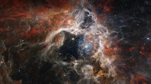 A galactic spider's web