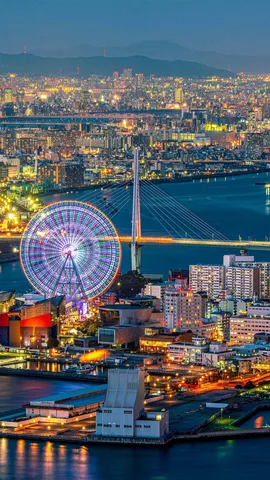 Cidade dos sonhos em neon