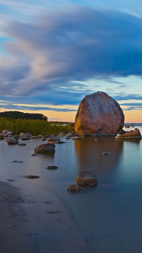 像湖一样的大海