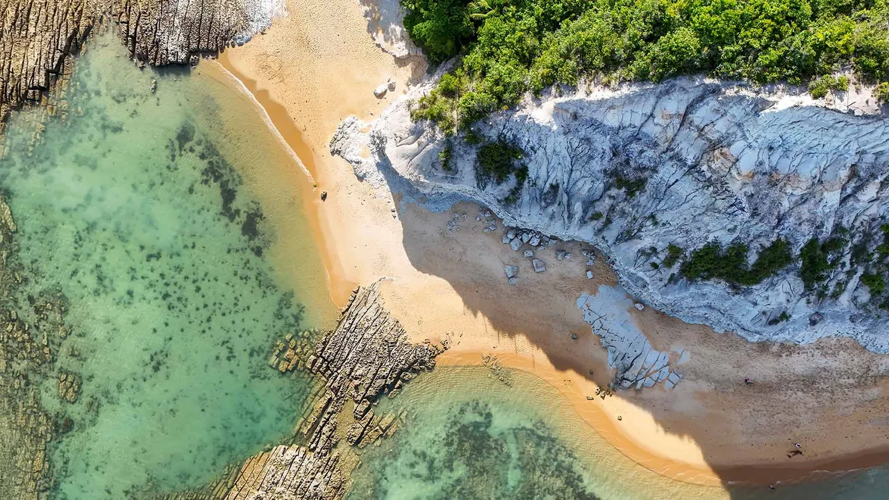 Mirror Beach, Porto Seguro, Bahia, Brazil