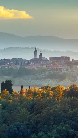 トスカーナの小さな町