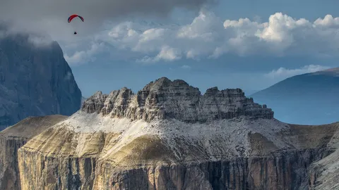 Volando tra le alte cime