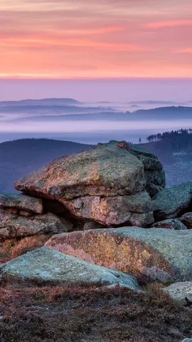 Sunrise on the Brocken, Harz National Park, Germany