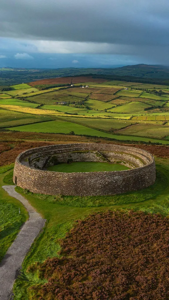 Grianan of Aileach ring fort, Donegal, Ireland