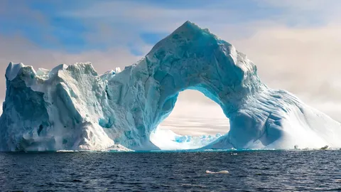 Where ice holds its breath