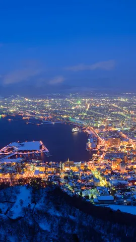今日は「はこだて冬花火」の開催日
