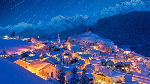 The glistening village