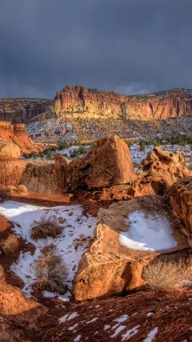 Snow, snow on the range